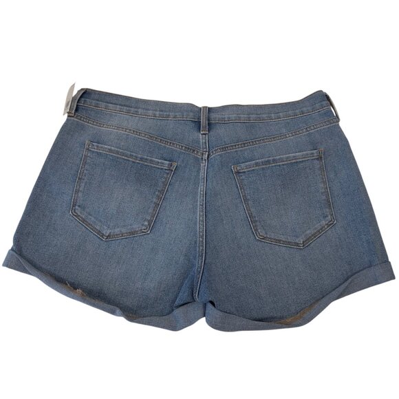 Old Navy Womens Blue Denim Jean Shorts Size 14 --NEW - Picture 6 of 11